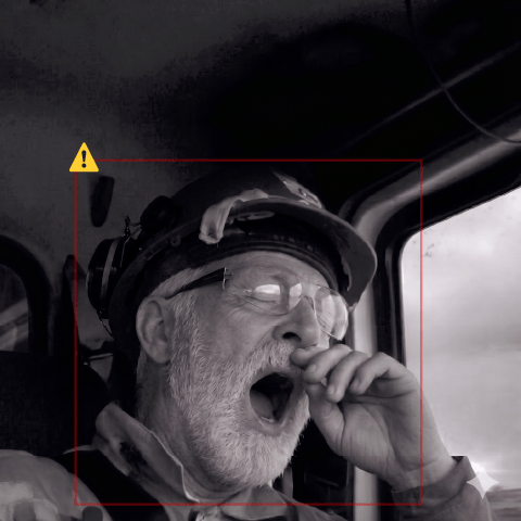 Detección de somnolencia del conductor nivel 1 con cámara IA — Drivia